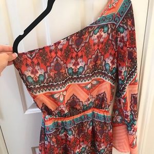 One shoulder 2B Bebe mini dress